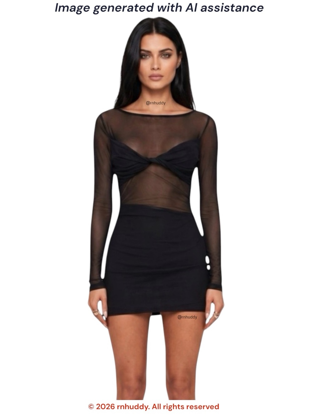 NWT Princess Polly size 10  black Insatiable Mesh Mini Dress